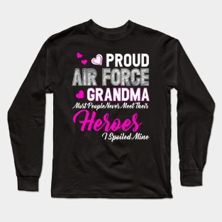 Proud Air Force Grandma Long Sleeve T-Shirt